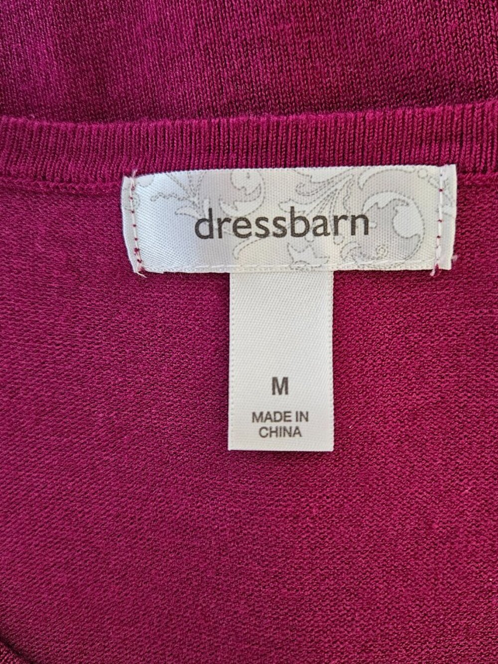 Dressbarn Button‑Front 3/4 Sleeve Cardigan Sweater - Picture 9 of 10